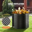 Cos Compostor de gradina, Capacitate 1000 l, rezistent UV, Inaltime 90 cm, portabil