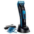 Aparat de tuns cu acumulator, Lama Inox, 40 min, 8 trepte taiere, Negru/Albastru