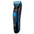Aparat de tuns cu acumulator, Lama Inox, 40 min, 8 trepte taiere, Negru/Albastru