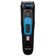 Aparat de tuns cu acumulator, Lama Inox, 40 min, 8 trepte taiere, Negru/Albastru