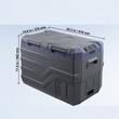 Frigider auto cu compresor, 32 l, 2 x zona racire, 618 x 376 x 442 mm, 12/24 V DC, 110-240 V AC, -20 ℃ pana la 20 ℃, Bluetooth, 60 W