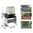 Kit automatizare poarta culisanta cu lant de 6 m, max 1400 kg, Lungime max 12 m, 2 x Telecomanda, 370 W, viteza 13 m/min