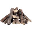 Set 10 lemne ceramice semineu, rezistente la temperaturi inalte 1000 °C, lemn natural pre-ars