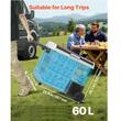 Lada frigorifica profesionala cu compresor, Portabil 60 l, Temperatura -20 ℃ la 20 ℃, alimentare 12/24 V CC si 100-240 V CA
