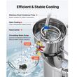 Cazan pentru distilat alcool, Inox, Capacitate 30 l, manometru, termometru scala dubla, pompa apa