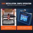 Masina de gravat CNC pentru lemn/vinil/aluminiu, Controller offline, 120 W, Zona de lucru 300 x 200 x 72 mm, USB