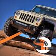 Curea remorcare pentru off-road cu recuperare cinetica, Lungime 9.1 m, max 21 tone, Geanta transport, latime 101 mm