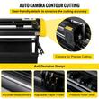 Plotter de taiat vinil, Latime taiere 780 mm, viteza de taiere 10-800 mm/s, Tăiere contur automata, 3 lame