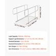 Rampa lata de prag cu balustrade, 1806 x 830 mm, Capacitate max 450 kg, suprafata anti-derapanta