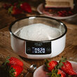 Cantar de bucatarie cu bol 900 ml din inox, 1 g - 5 kg, LCD, diametru 16 cm