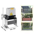 Kit automatizare poarta culisanta cu lant de 6 m, max 800 kg, Lungime max 12 m, 2 x Telecomanda, 360 W, viteza 13 m/min