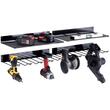 Set 4 organizatoare unelte, Otel, carlige incluse, max 40 kg, Negru, 430 x 194 mm