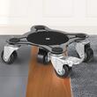 Set Transportor 4 Dolly cu maner, pentru mobila, capacitate 544 kg, 5 x roti pivotante, rotatie 360 grade