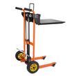 Carucior pentru transpalet, Pliabil, Inaltime max ridicare 100 cm, Capacitate 205 kg