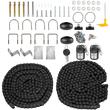 Kit automatizare poarta culisanta cu lant de 6 m, max 1500 kg, Lungime max 12 m, 2 x Telecomanda, 550 W, viteza 13 m/min, IP44, Senzor cu infrarosu