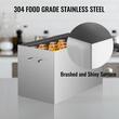 Oala pentru sterilizare conserve, 520.7 x 292.1 x 330.2 mm, 2 x niveluri, Inox alimentar, Capac