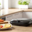 Plita vitroceramica 1200 W, 1 arzator, diametru 19 cm, Negru