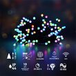 Instalatie luminoasa 96 led-uri, Smart Wi-Fi, Lungime 9.5 m, 230V, IP44, Multicolor