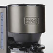 Cafetiera programabila 12 cesti, 1000 W, bol din sticla, capacitate 1.25 l, functie reincalzire si anti-picurare