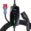 Incarcator portabil EV, Type 2 Trifazat, 32A, Cablu de incarcare 7 m, 22 kW, geanta de transport, IP66