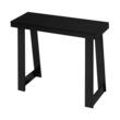 Masa consola ingusta, 1 x Nivel, Lemn, 91,5 x 30,5 x 81 cm, Negru