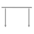 Balustrada inox, 4-5 trepte Vivatechnix, Inaltime 1000 mm, lungime 1500 mm, pozitii reglabile, Montaj lateral