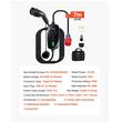 Incarcator portabil EV, Type 2 Trifazat, 32A, Cablu de incarcare 7 m, 22 kW, geanta de transport, IP66