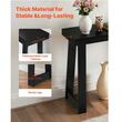 Masa consola ingusta, 1 x Nivel, Lemn, 91,5 x 30,5 x 81 cm, Negru