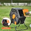 Compostor rotativ de gradina, Capacitate 70 l, rezistent UV, usa glisanta, sistem de aerare