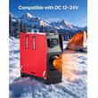 Sirocou diesel, 12-24 V, functie preincalzire, 8 kW, Telecomanda, consum 0.18-0.36 l/h, Rezervor 5 l