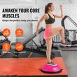 Dispozitiv jumatate minge pentru echilibru fitness, Pompa picior, max 680 kg, Diametru 660 mm, 2 x benzi elastic, Roz