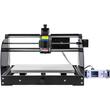 Masina de gravat cu laser CNC pentru Lemn/Acril/MDF/PVC, 15 W, Zona de lucru 300 x 180 x 45 mm,3 motoare pas cu pas