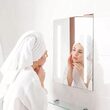 Oglinda cosmetica cu led, 4W, Anti-aburire, Lumina rece 6000K, 600 lm, 500 x 390 x 35 mm, IP44