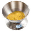 Cantar de bucatarie, Bol Inox 2 l, max 5 kg, precizie 1g, 2xAAA