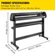 Plotter de taiat vinil, Latime taiere 1260 mm, viteza de taiere 10-800 mm/s, Windows XP/Vista/7/8/10, suport de podea