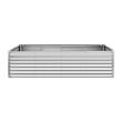 Pat de gradina pentru flori/legume, Suprainaltat, 2400 x 1200 x 620 mm, fara fund, Metal