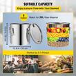 Cazan pentru distilat alcool, Inox/Cupru, Capacitate 36 l, manometru, termometru, pompa apa