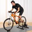 Home trainer magnetic, Cadru din otel, 550 x 470 x 405 mm, 65 dB, pentru roti 26”-29”, Negru, max 120 kg
