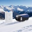 Sirocou diesel, 12/24 V, functie preincalzire, 8 kW, Telecomanda, consum 0.18-0.36 l/h, Rezervor mare 10 l