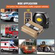 Kit alarma cu microfon pentru auto, 200 W, 130 dB, 8 x tonuri, 12 V DC, Telecomanda