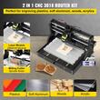 Masina de gravat cu laser CNC pentru Lemn/Acril/MDF/PVC, 2.5 W, Zona de lucru 300 x 180 x 45 mm,3 motoare pas cu pas, Control GRBL