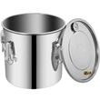 Cazan pentru distilat alcool, Inox/Cupru, Capacitate 36 l, manometru, termometru, pompa apa