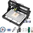 Masina de gravat cu laser CNC pentru Lemn/Acril/MDF/PVC, 2.5 W, Zona de lucru 300 x 180 x 45 mm,3 motoare pas cu pas, Control GRBL