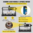 Masina de gravat cu laser CNC pentru Lemn/Acril/MDF/PVC, 2.5 W, Zona de lucru 300 x 180 x 45 mm,3 motoare pas cu pas, Control GRBL
