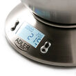 Cantar de bucatarie, Bol Inox 2 l, max 5 kg, precizie 1g, 2xAAA