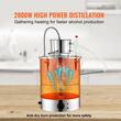 Cazan pentru distilat alcool, Inox, Capacitate 50 l, manometru, termometru, pompa apa, distilare electrica integrata 1800 W