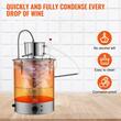 Cazan pentru distilat alcool, Inox, Capacitate 50 l, manometru, termometru, pompa apa, distilare electrica integrata 1800 W