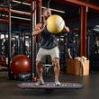 Placa de echilibru oscilanta, Lemn multistrat, max 200 kg, Negru, reabilitare, yoga si pilates, 780 x 350 x 18 mm