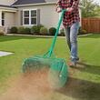 Distribuitor compost, Latime 67 cm, reglabil inaltime, Otel, capacitate 70 l, Verde