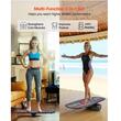 Placa de echilibru oscilanta, Lemn multistrat, max 200 kg, Negru, reabilitare, yoga si pilates, 780 x 350 x 18 mm